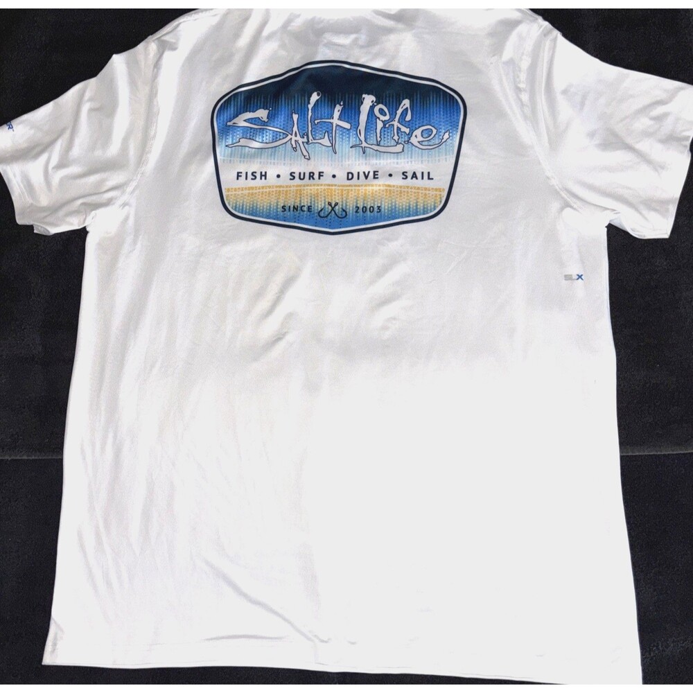 Salt Life SLX Men's Short Sleeve Tee FISHING SURFING Shirt Beachwear 2XL